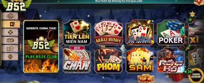 Cổng game cá cược đổi thưởng B52